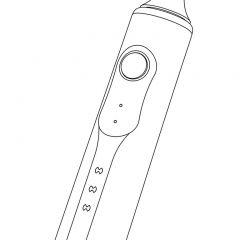 LBT-203552A BlACK Electric toothbrush